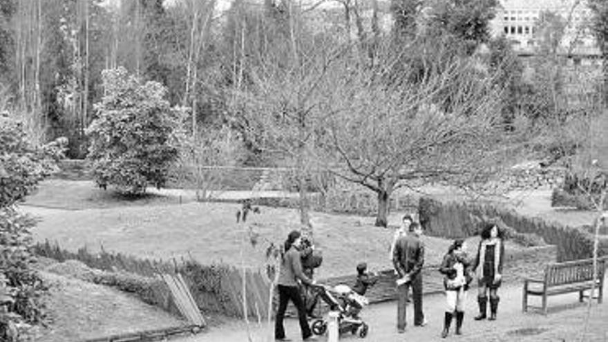 Visitantes en el Jardín Botánico, el pasado mes de enero.