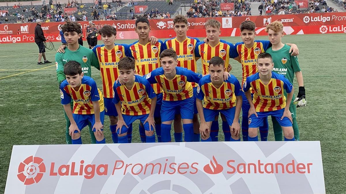 Alineación del Valencia en su debut contra la Juventus en LaLiga Promises