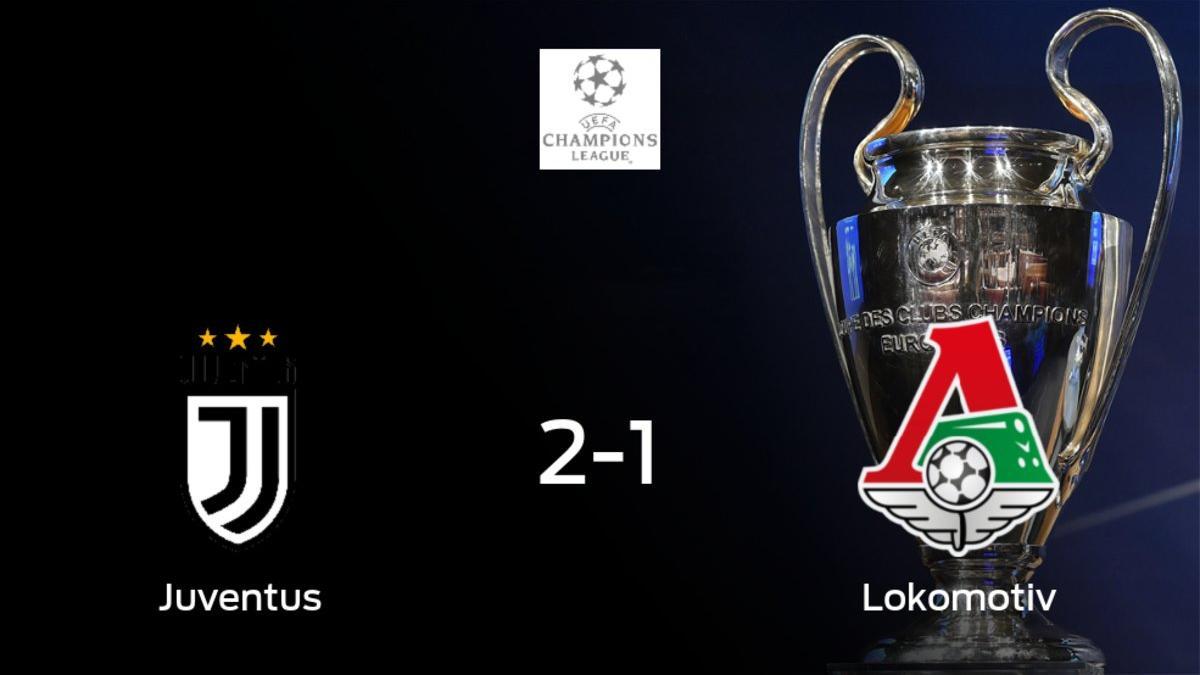 La Juventus se queda con los tres puntos frente al Lokomotiv Moscow (2-1)