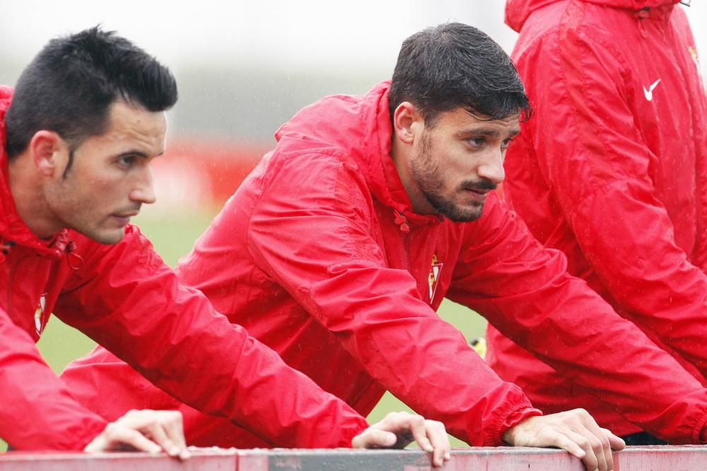 Entrenamiento del Sporting (sábado 5 de noviembre)