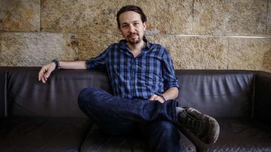 El candidato a la presidencia de Unidos Podemos, Pablo Iglesias.