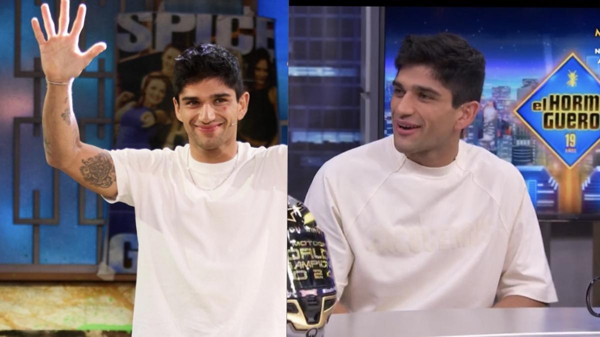 Jorge Martín, en sus entrevistas en 'La revuelta' y 'El hormiguero'.