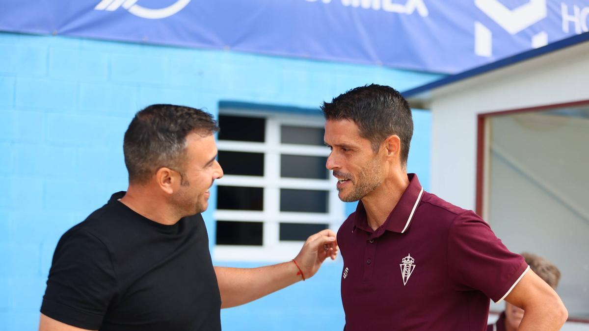 Yago Iglesias saluda a Óscar López