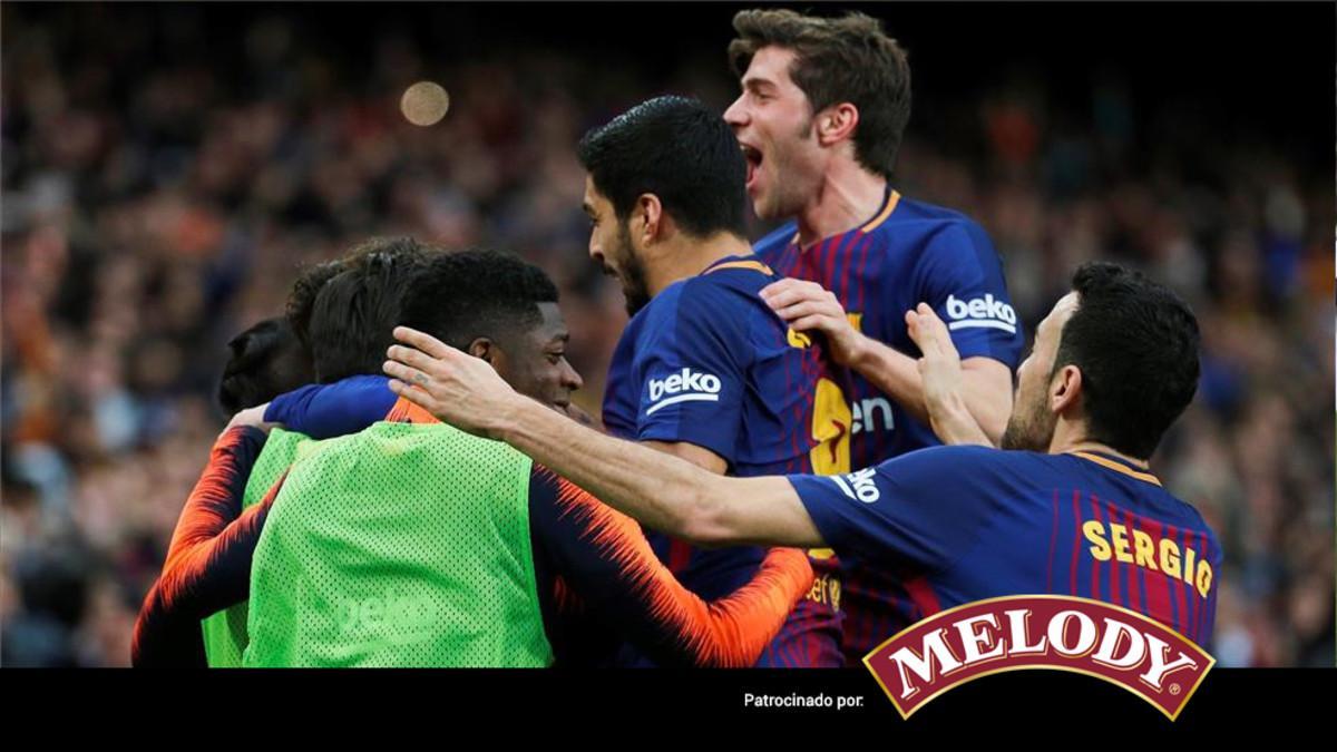 El Barça, pese a ir de más a menos, logró un triunfo que le da media Liga