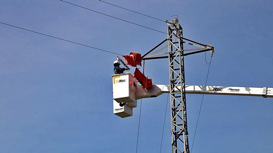 Operaris treballant en una de les línies