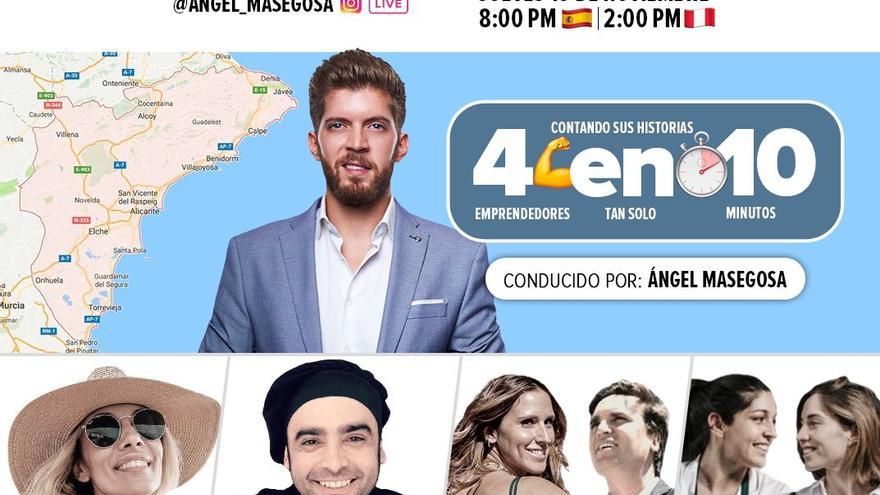 El cartel de presentación del foro de emprendedores