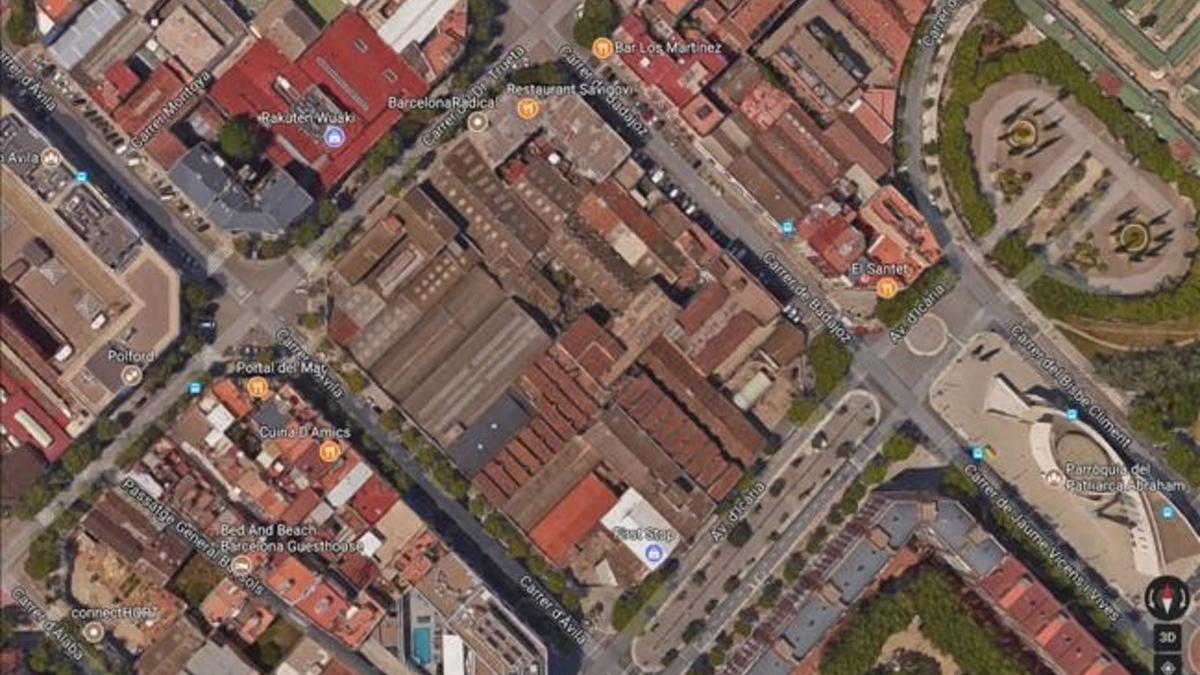 dcaminal39281344 imagen del google maps de la isla del poble nou de las calle170713125652