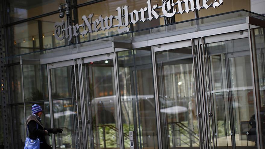 Una imagen de la sede del 'New York Times'.
