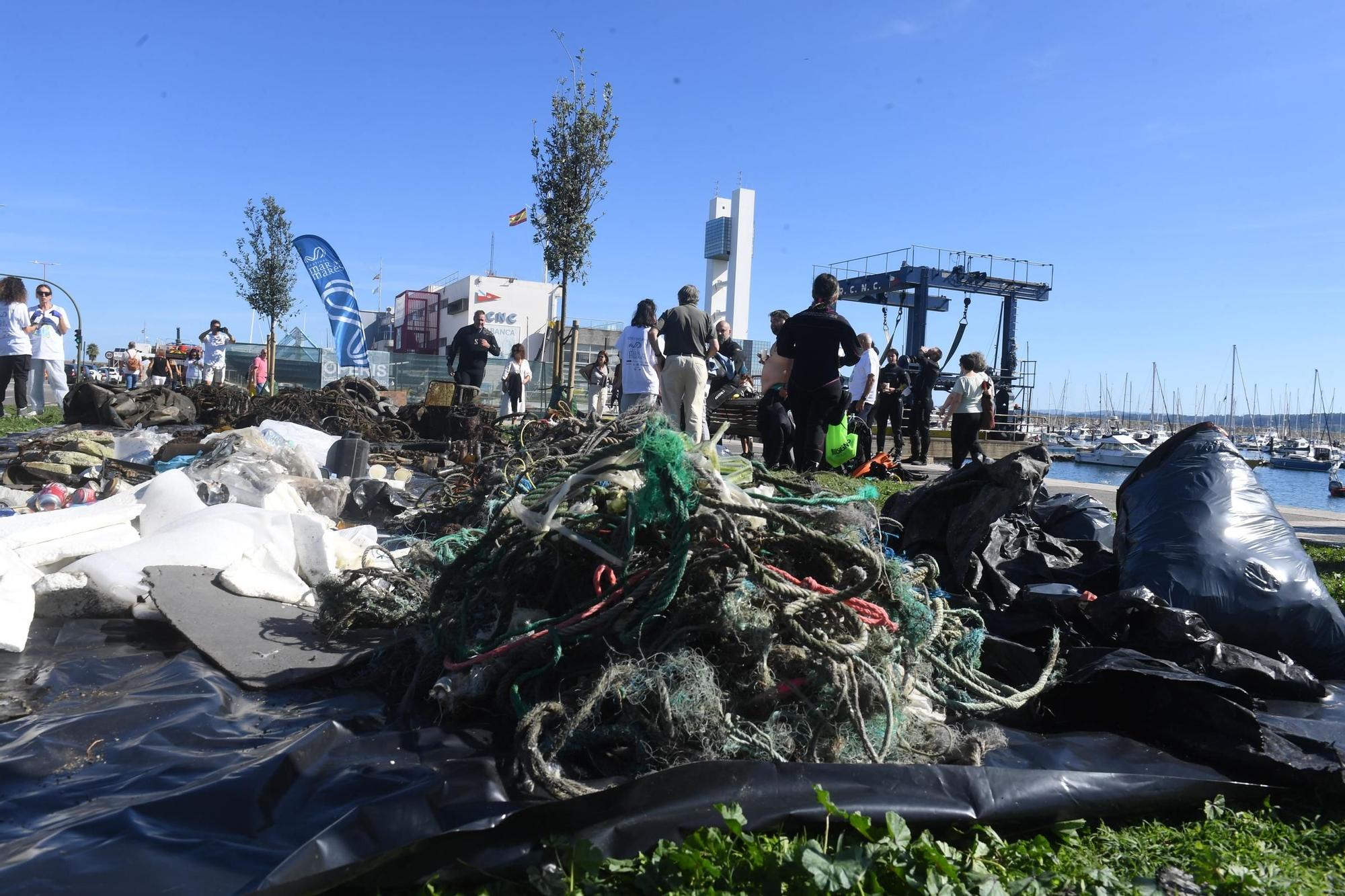 La basura escondida en el fondo del mar de A Coruña