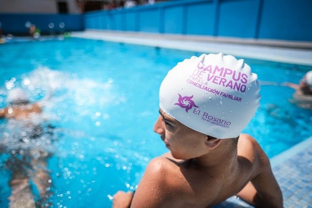 Campamento de verano con la participación de 150 niños en el Colegio Miguel Pintor