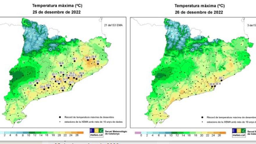 Catalunya viu el Nadal més càlid de la història