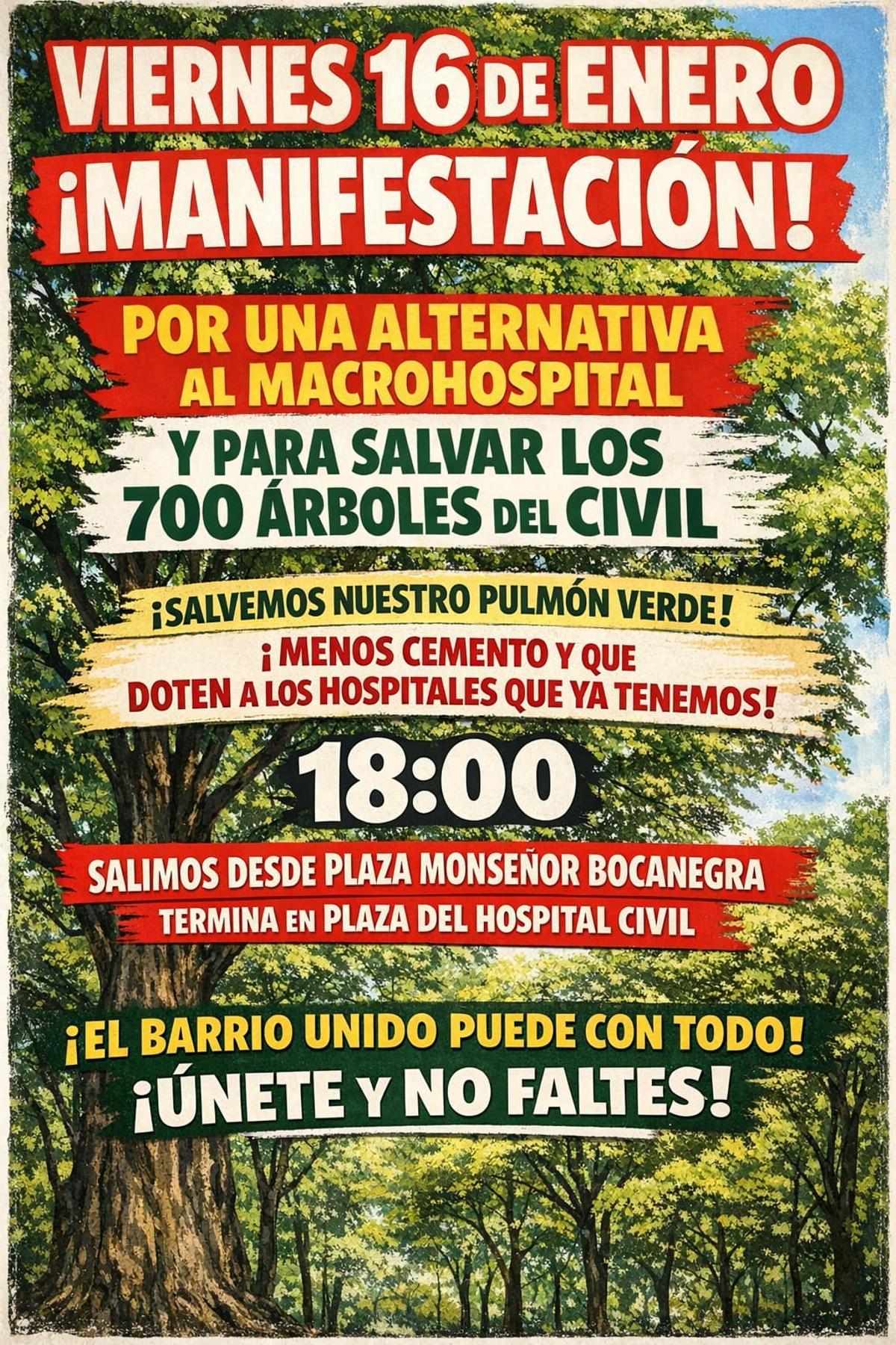 Cartel de la convocatoria de 'Los 700 del Civil'.