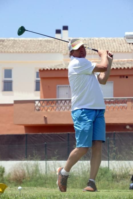 Schuster juega al golf en Vélez-Málaga