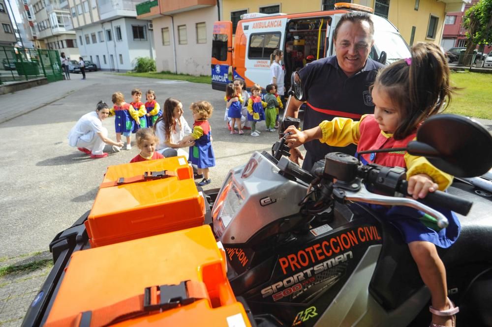 Servicios de emergencia en la guardería municipal