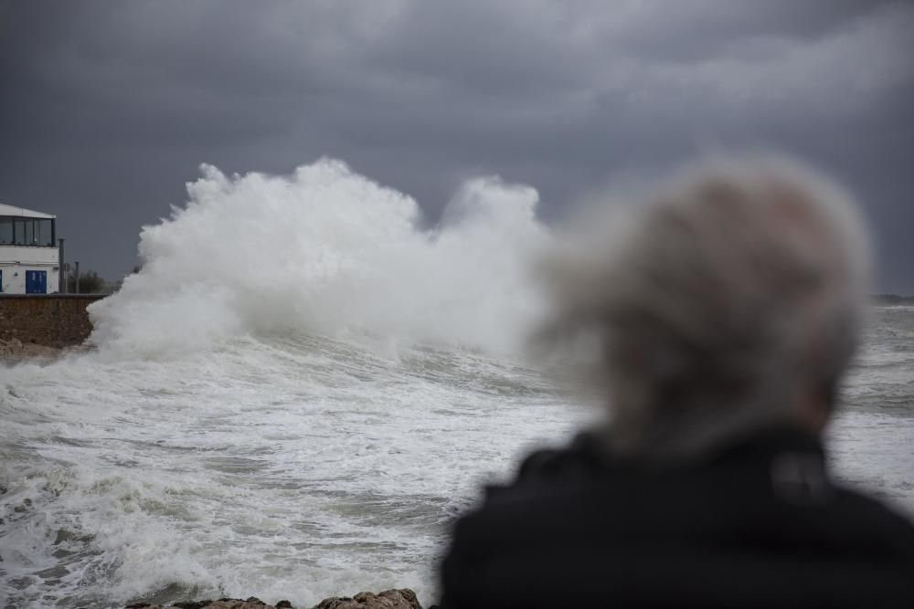 Temporal marítim a l'Escala