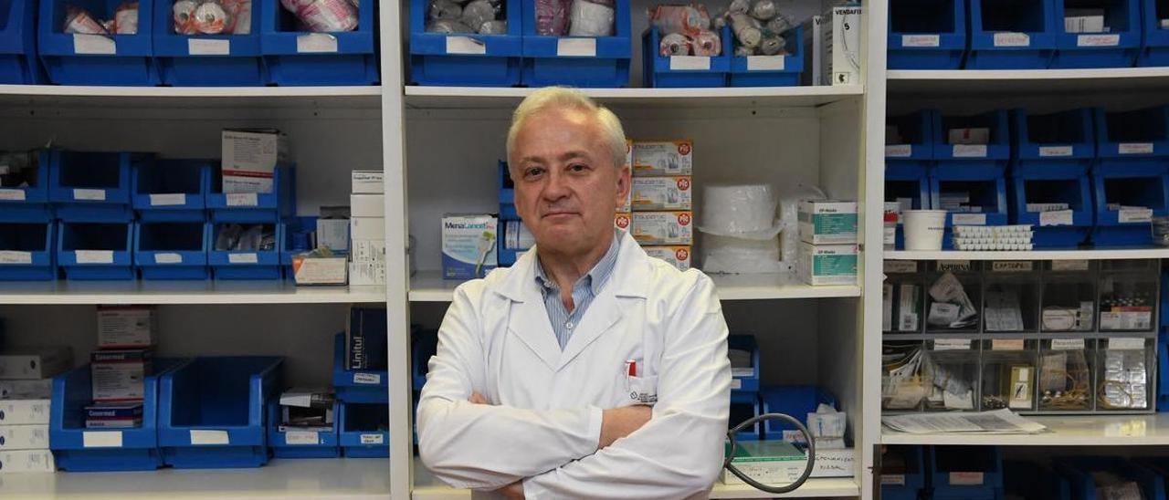 O doutor Ramón Veras é o portavoz da plataforma SOS Sanidade Pública na Coruña.  | // VÍCTOR ECHAVE