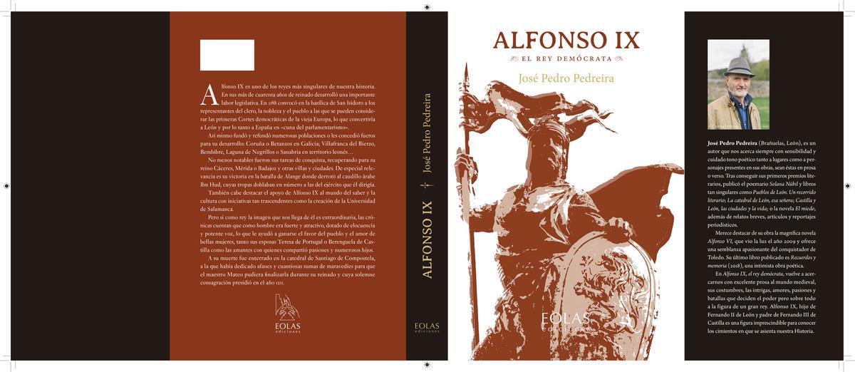 Cubierta de Alfonso IX. El Rey Demócrata", de José Pedro Pedreira.