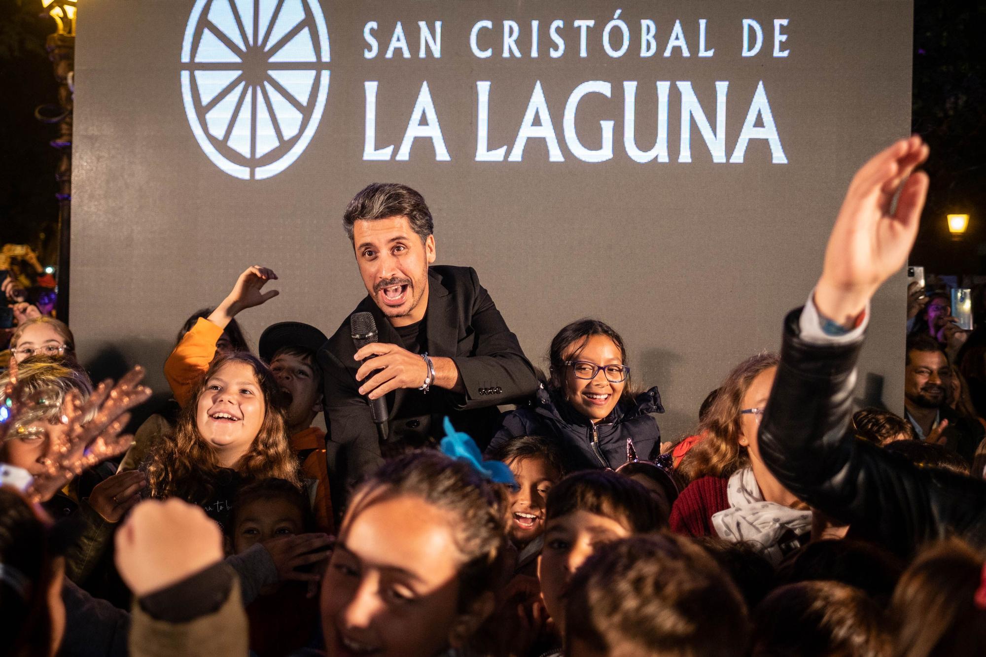 Encendido del alumbrado navideño de La Laguna