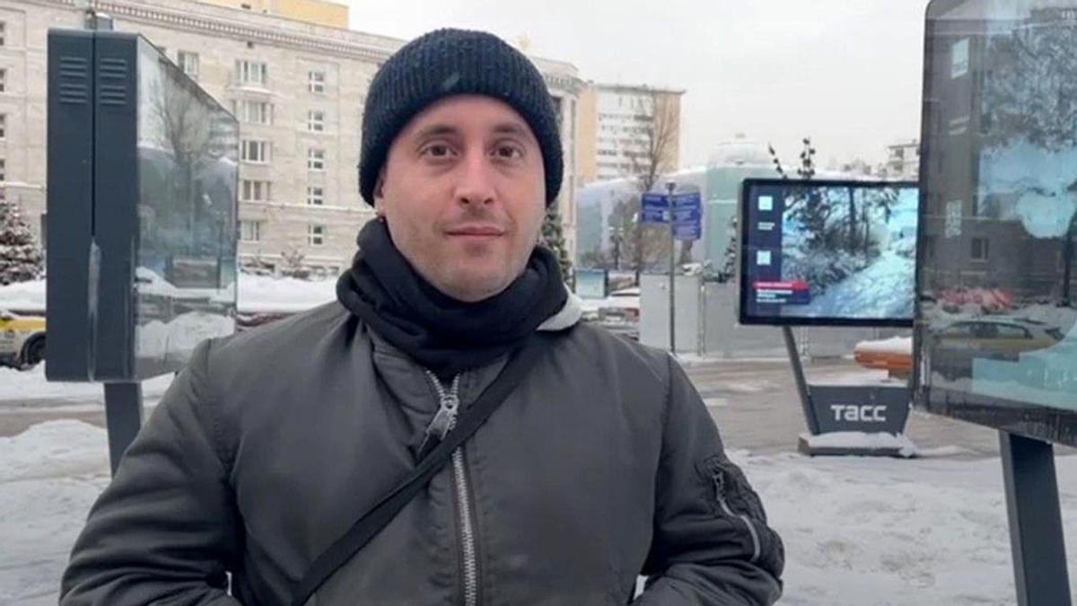 Enrique Arias, en Moscú.