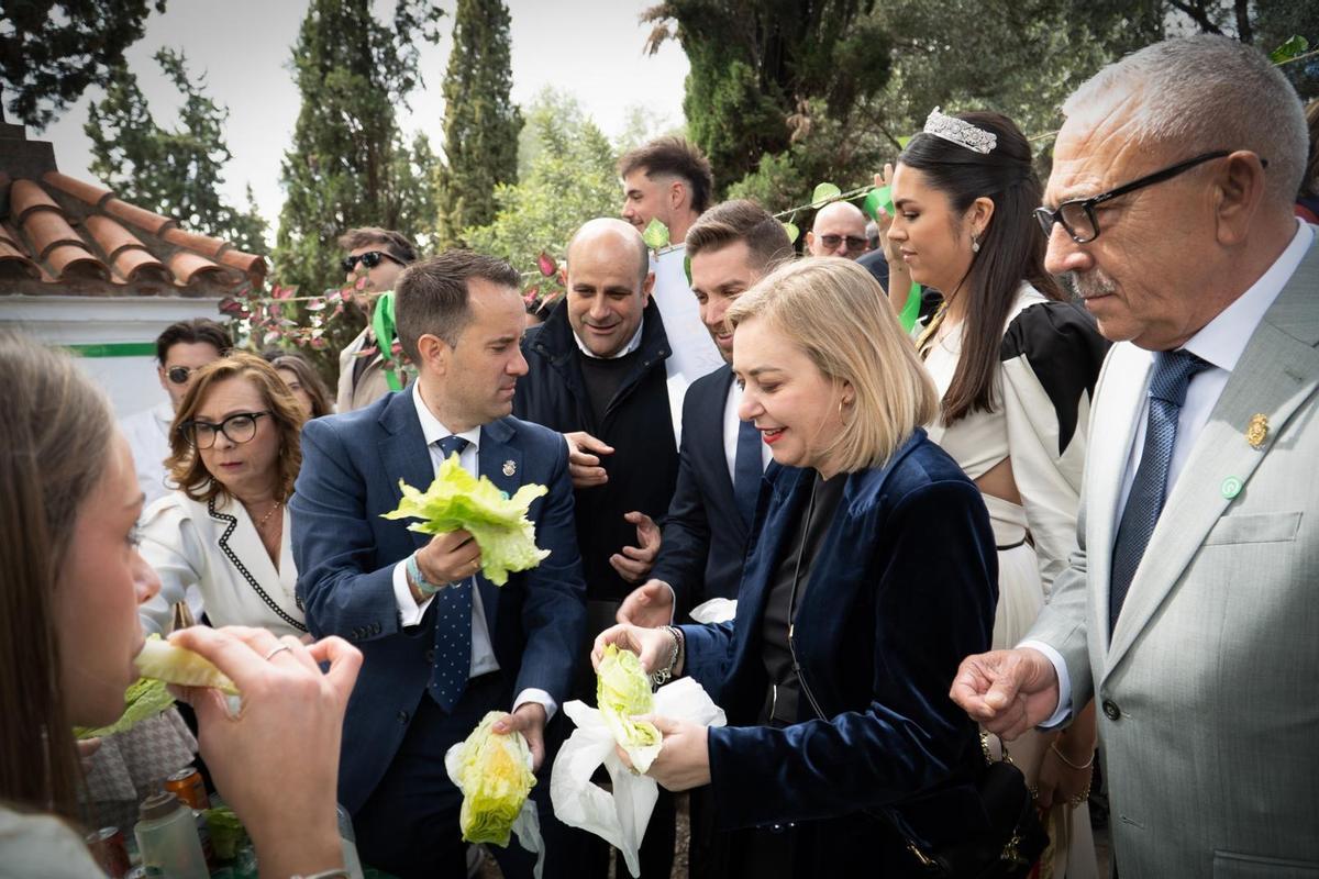 Toño Carratalá y Natàlia Enguix, este domingo en Alberic.