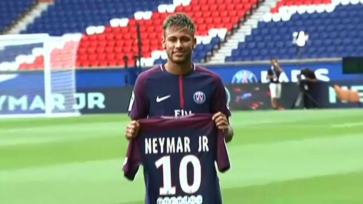 Así fue la presentación de Neymar con el PSG