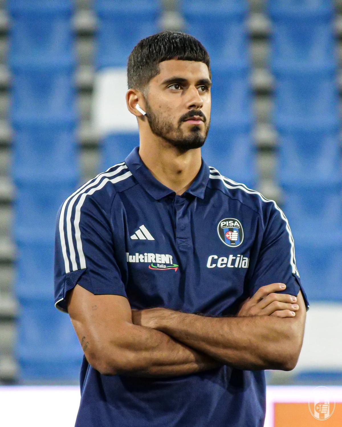 Roko Jureskin, en su etapa como jugador del Pisa.
