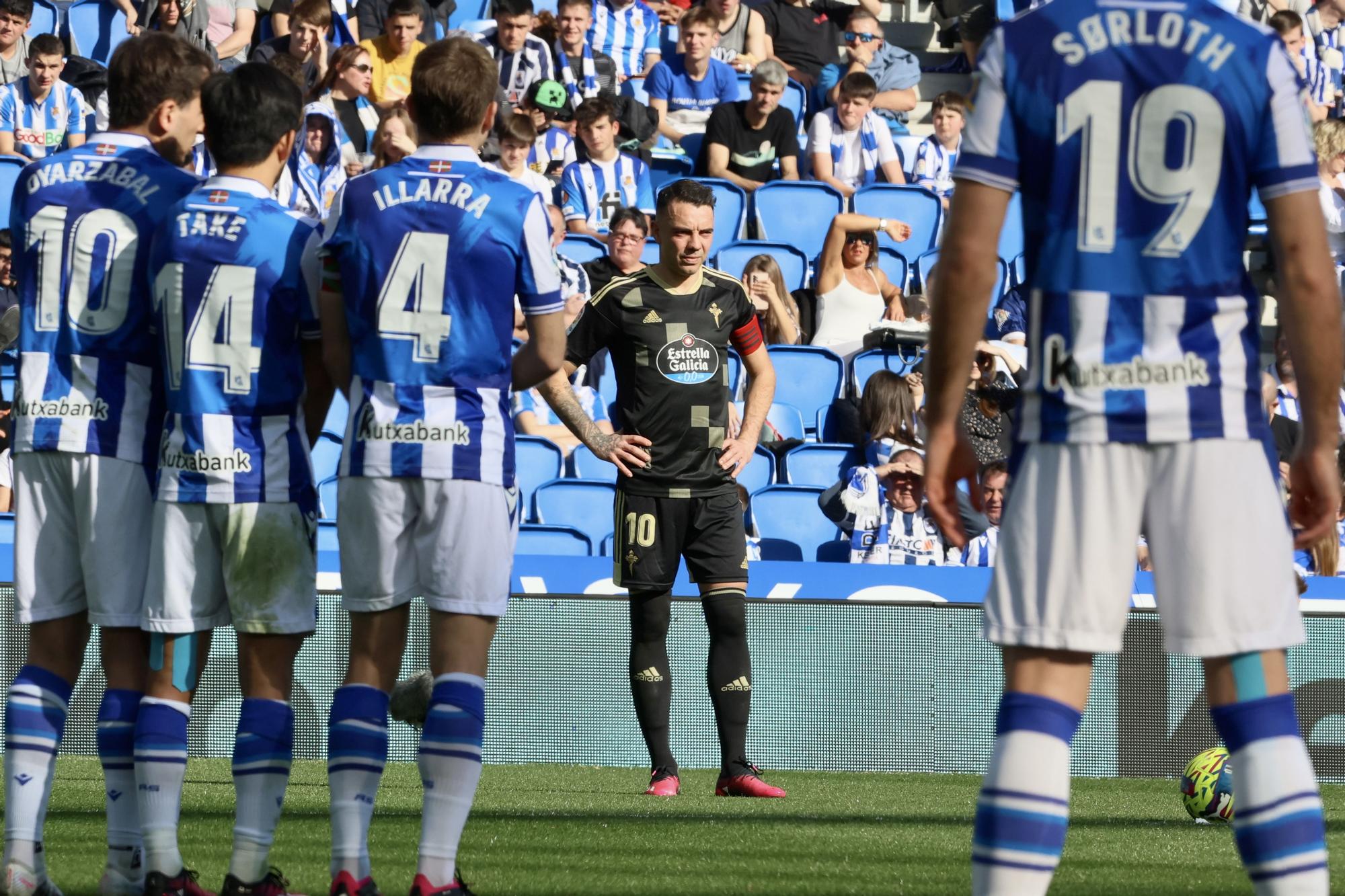 Todas las imágenes del partido entre la Real Sociedad y el Celta