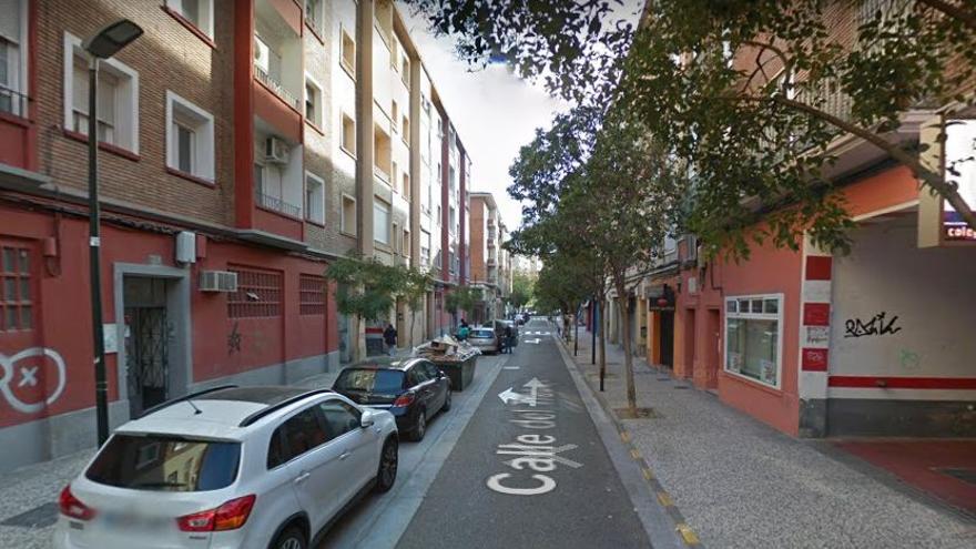 Calle del Trabajo, en Zaragoza.