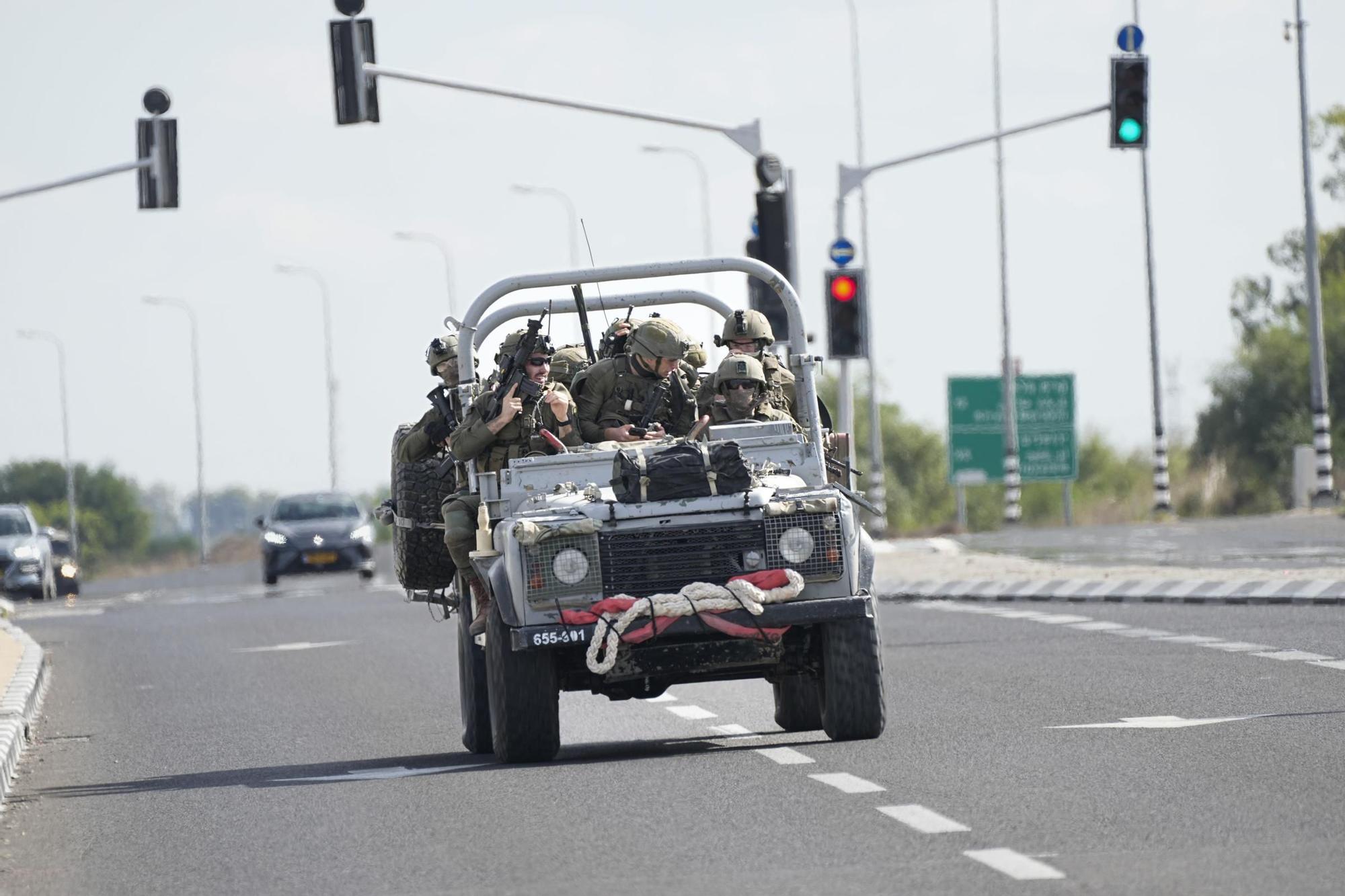 Ataque procedente de la Franja de Gaza en Ashkelon, Israel.