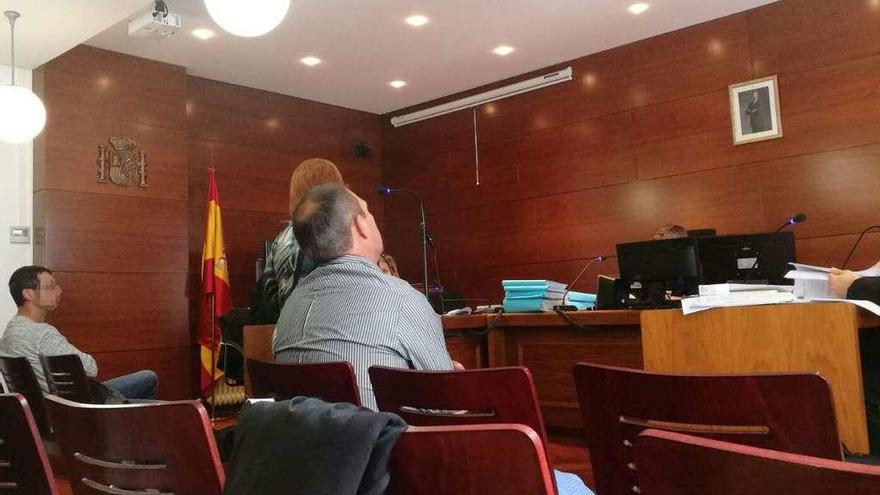 El administrador del cámping, ya absuelto, durante el juicio celebrado en el Juzgado de lo Penal.