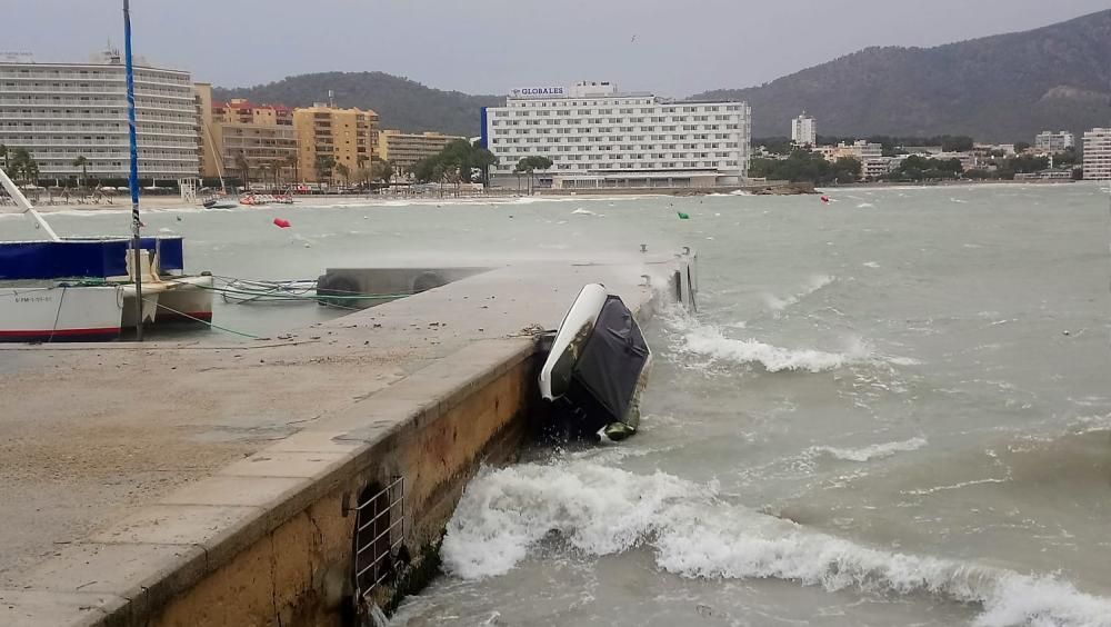 Sturm wütete auf Mallorca