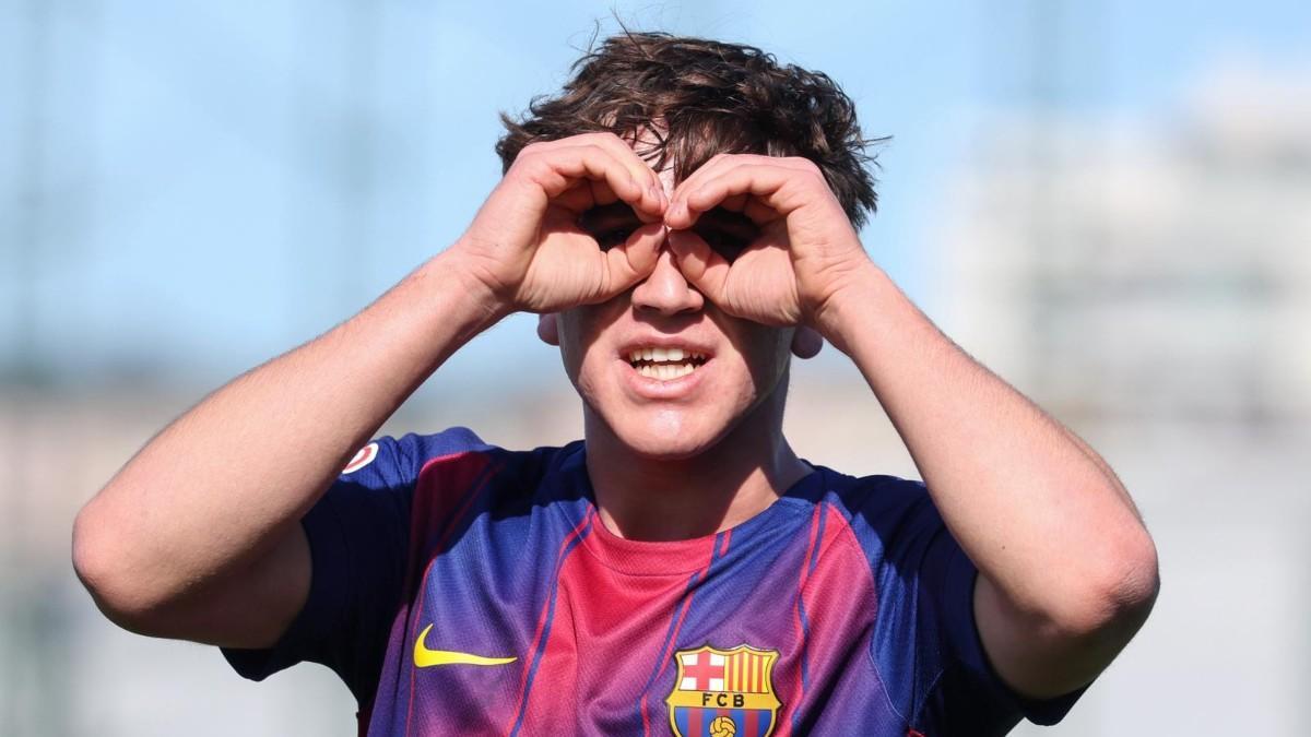 Pedro Rodríguez imita a Pedrio hasta en la celebración