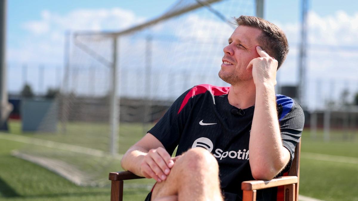 Wojciech Szczesny, durante su entrevista con SPORT