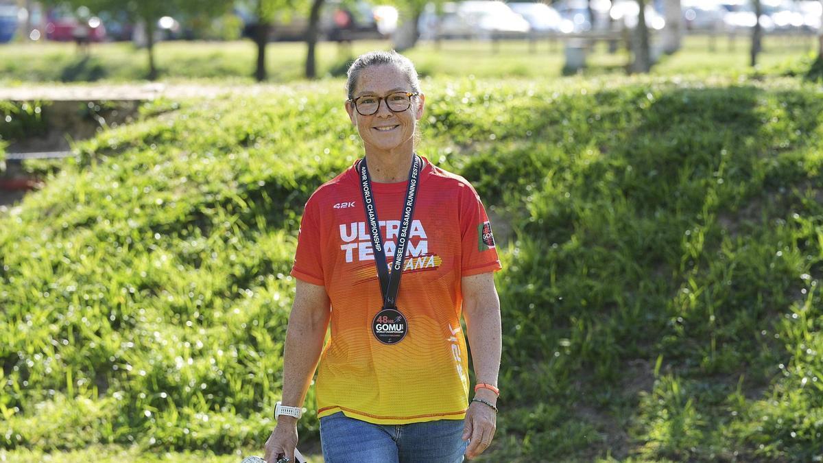 Jacky Camós, primera dona en completar un 6Split