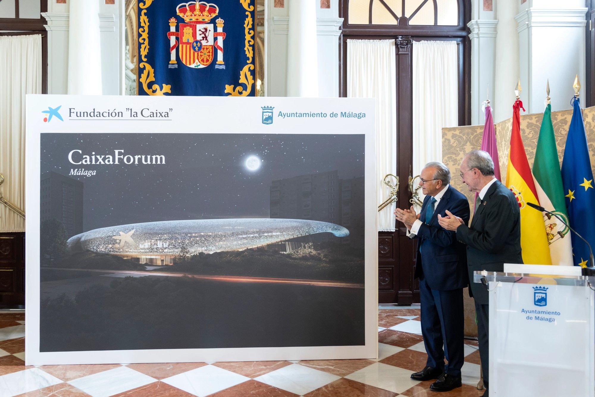 La Fundación 'La Caixa' presenta el proyecto de la futura sede de CaixaForum Málaga