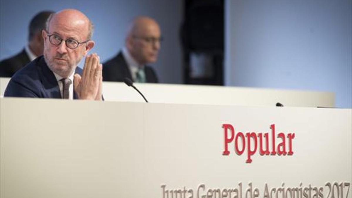 Emilio Saracho, presidente del Banco Popular hasta ayer.