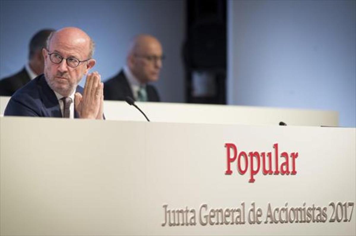 Emilio Saracho, presidente del Banco Popular hasta ayer.