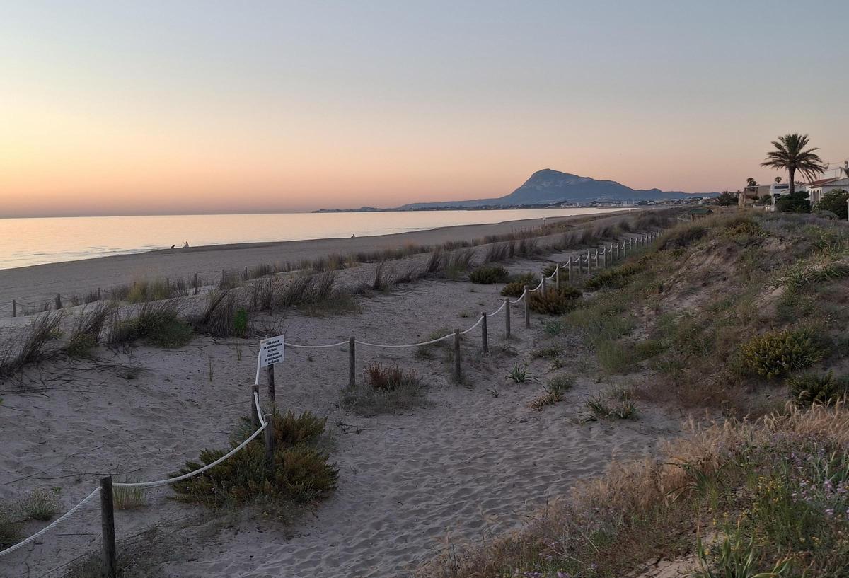 La nueva promoción se levanta tras la regenerada playa y la incipiente duna