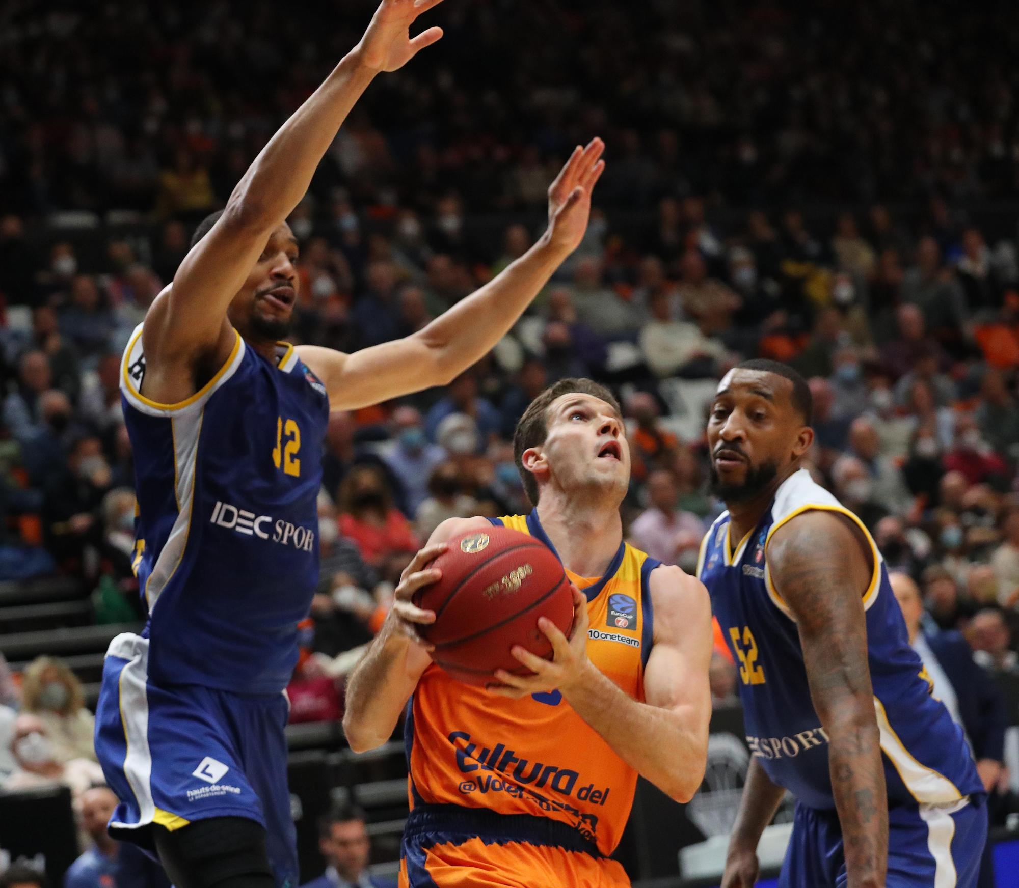 Valencia Basket vs Metropolitans, cuartos de la Eurocup