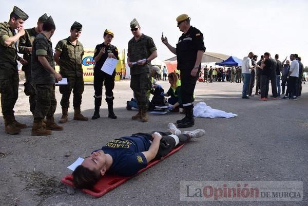 Simulacro de la UME en Alcantarilla