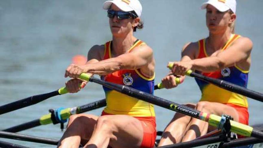 Nuria Domínguez, izquierda, y Anna Yuchenko.