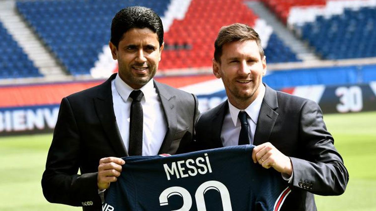 Nasser Al-Khelaïfi: &quot;Messi quiere jugar con Mbappé&quot;