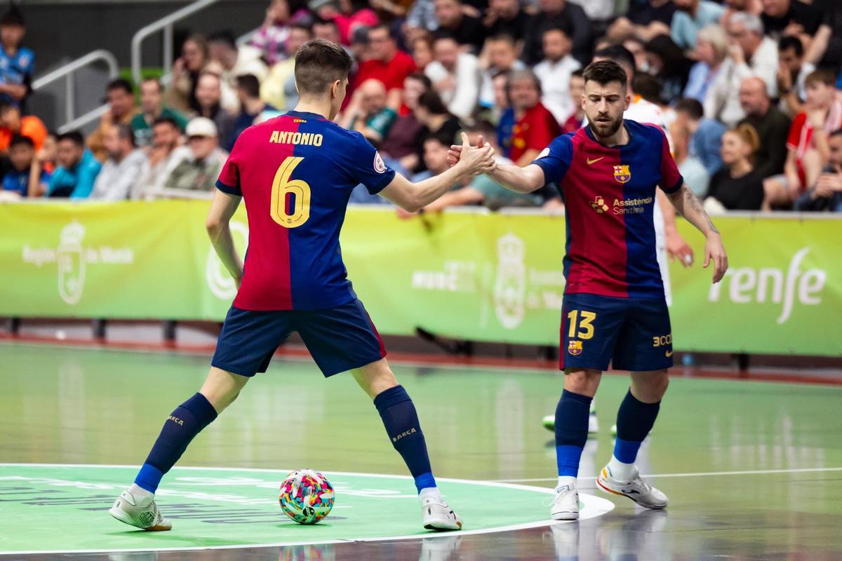 El Barça superó los cuartos de la Copa de España contra Industrias Santa Coloma
