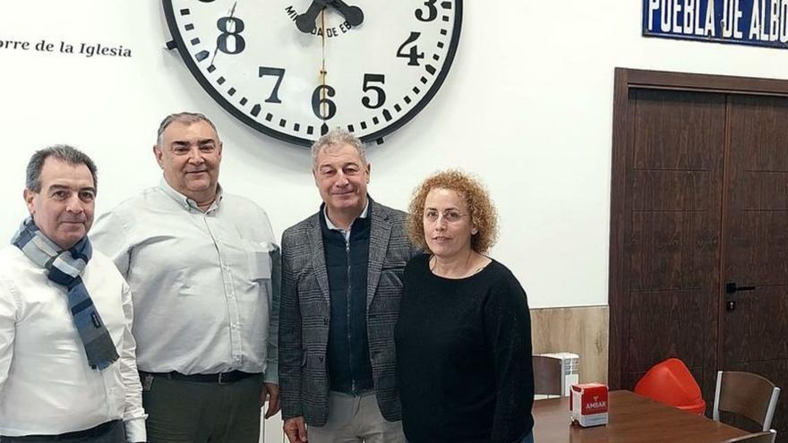 Alberto Casañal y Carmelo Pérez visitaron La Puebla. | SERVICIO ESPECIAL