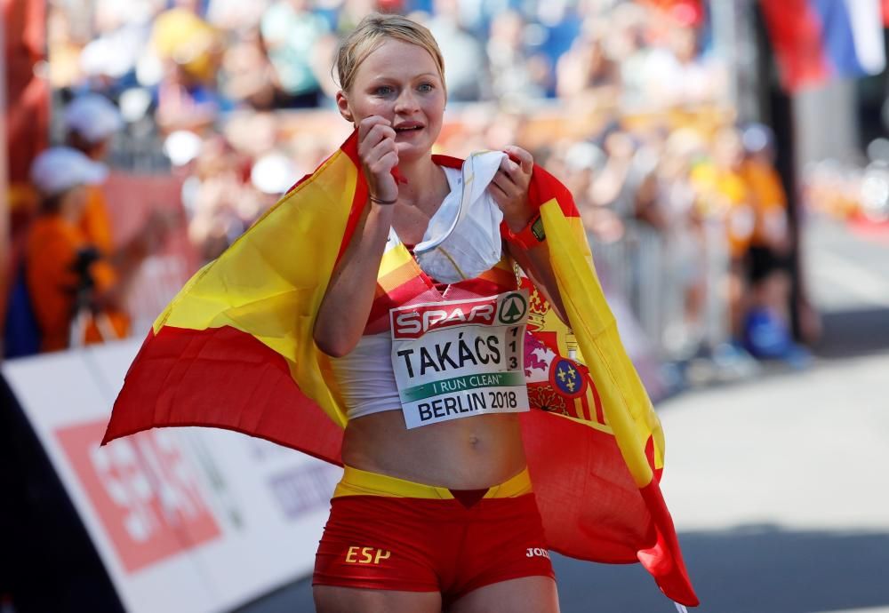 Julia Takacs, medalla de bronce en 50 km marcha en los Europeos