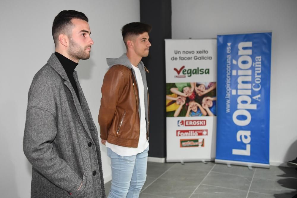 Los estudiantes tuvieron la oportunidad de charlar y formular preguntas a los jugadores del Fabril, Aarón Sánchez y Pedro Martelo.