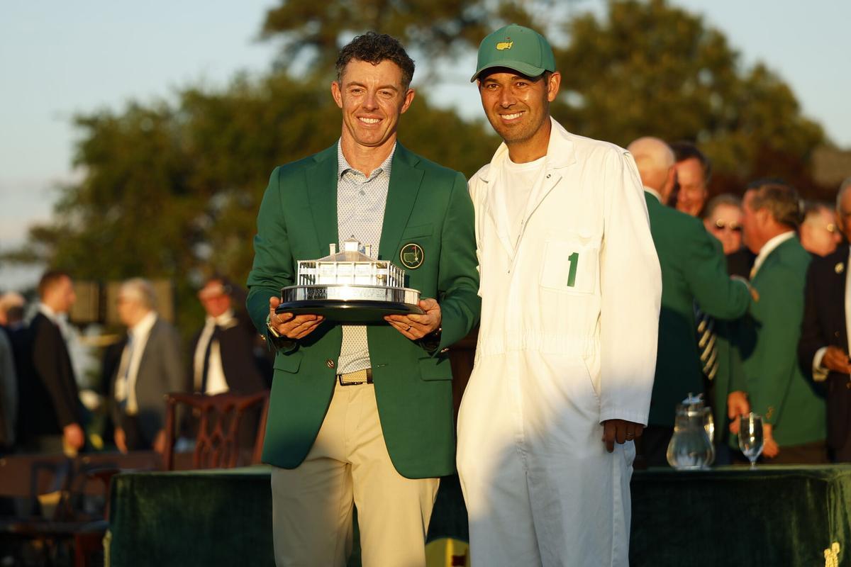 Una victoria de equipo junto a su caddy Harry Diamond, una pareja estable y ganadora