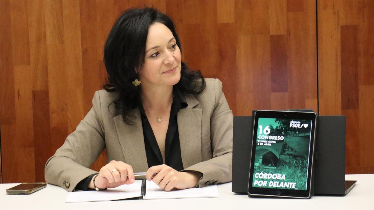 Rafi Crespín, secretaria provincial del PSOE de Córdoba.