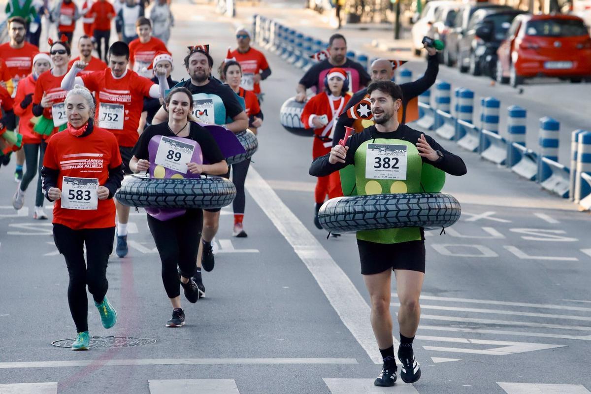 Celebración de la carrera popular de la San Silvestre de la Palma Palmilla
