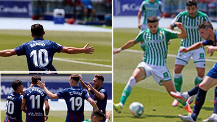 Un Levante de Primera revienta al Betis y ata la permanencia